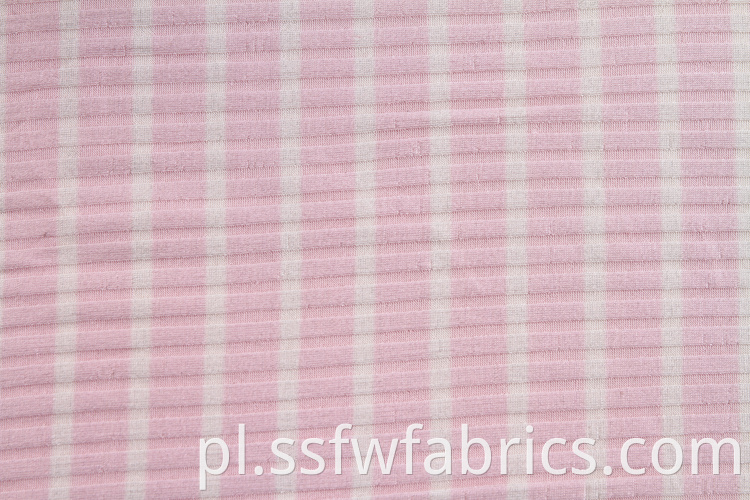 Rib Fabric Custom Pink Soft